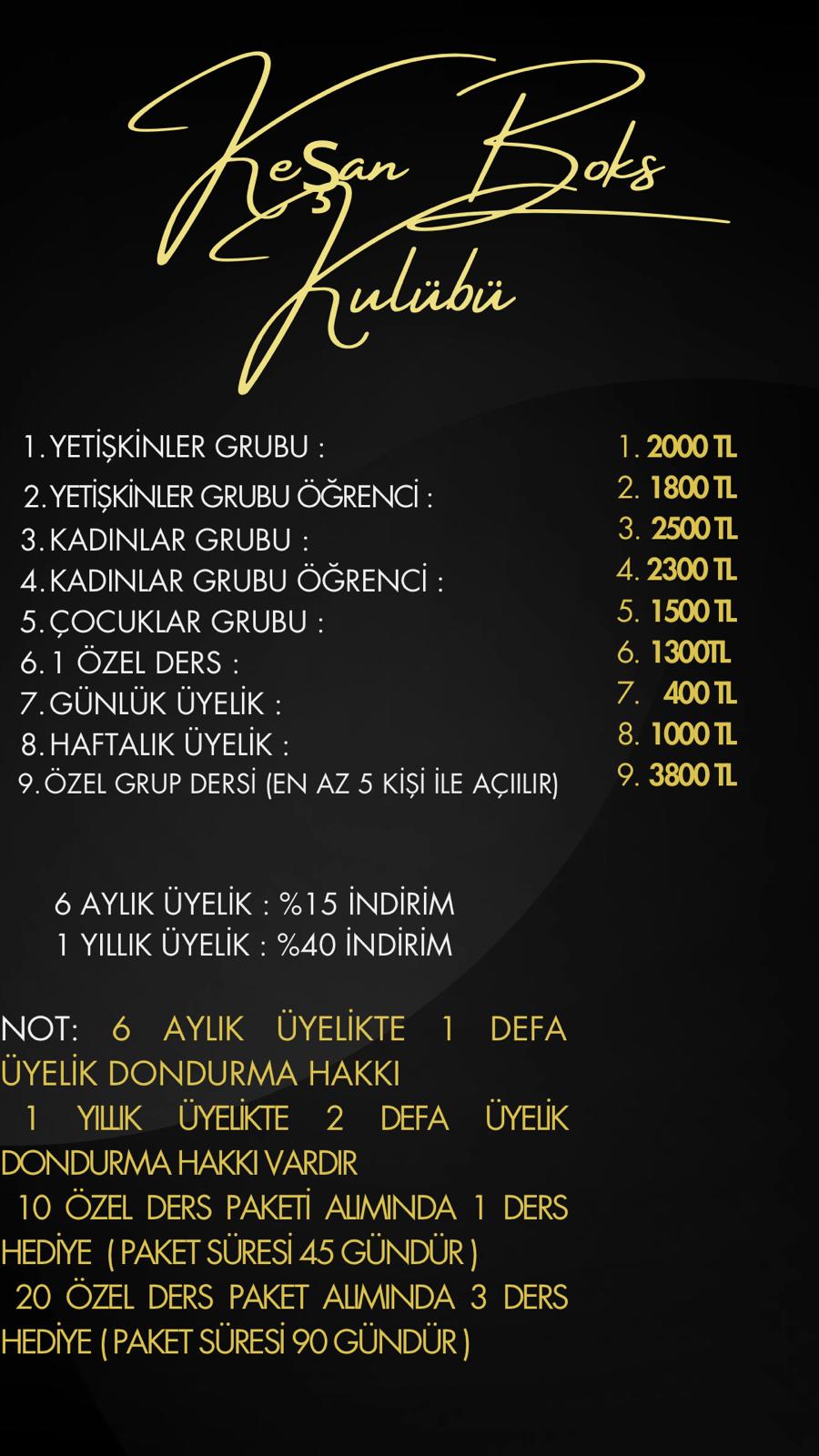 Fiyatlandırma Planları